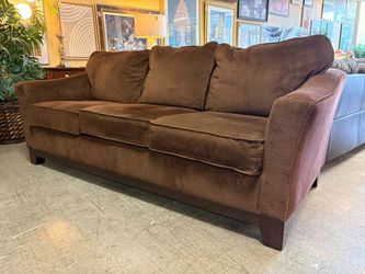 LA-Z-BOY Chocolate Brown 3-Seat Sofa