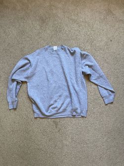 Plain Grey Crewneck Sweatshirt