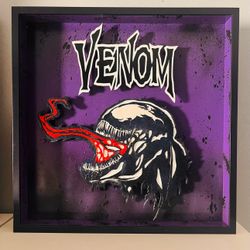 Venom Custom Made Shadow Box