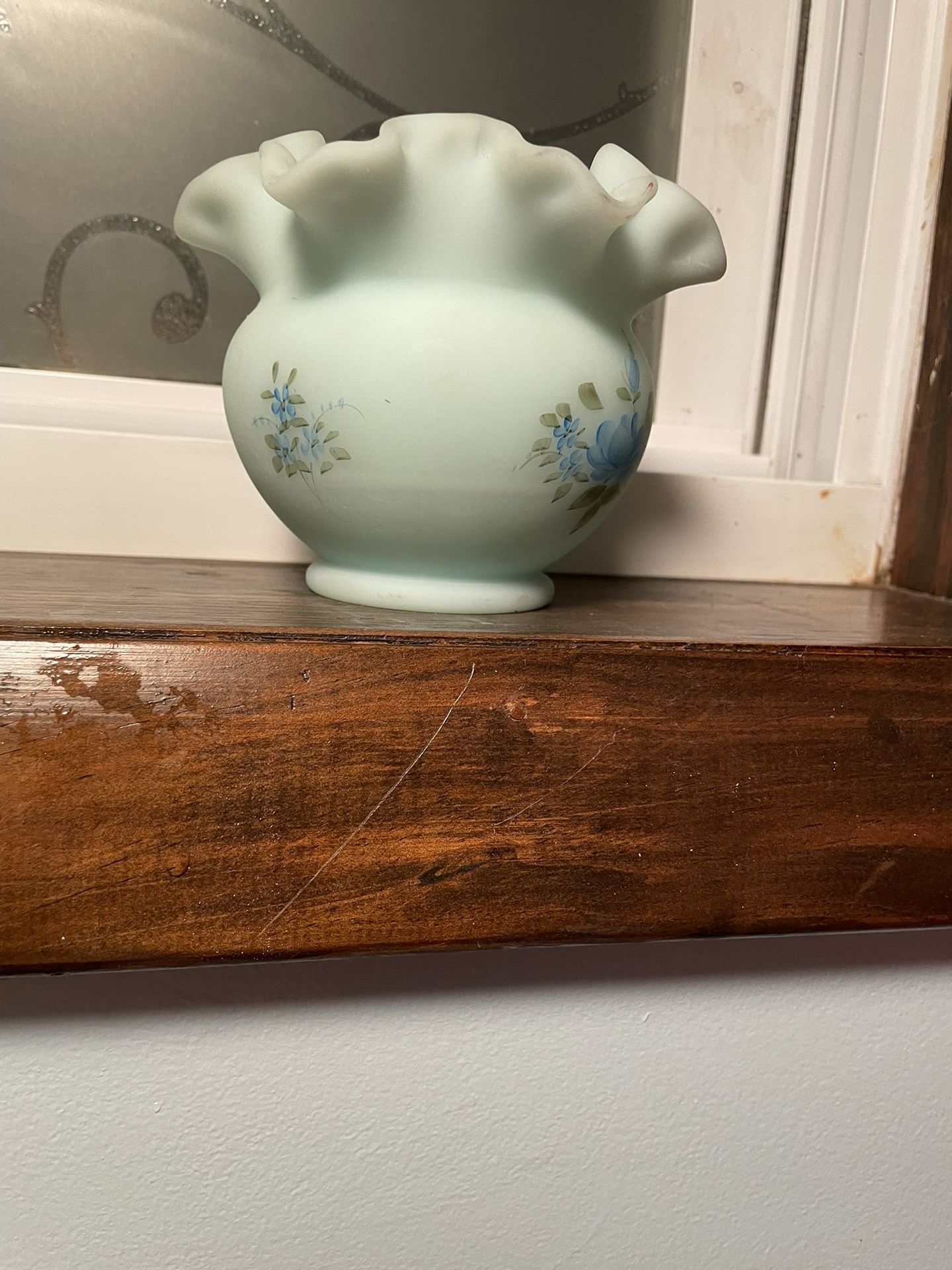 Fenton Blue Bowl
