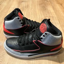 Nike Air Jordan 2 Retro Infrared 2014 CLEAN RARE Black 385475-023 Mens Size 9.5