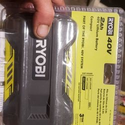 Ryobi 40v. Batteries And Tools