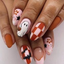 Halloween Fall Press on Nails