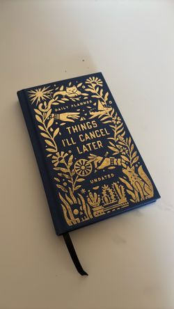 Undated Daily Planner/Agenda