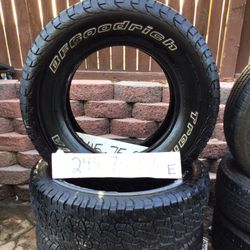 3Tires 245. 75. R17 E BFGOODRICH