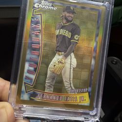 🚨🔥 FERNANDO TATIS JR. GOLD REFRACTOR /50 🔥🚨
