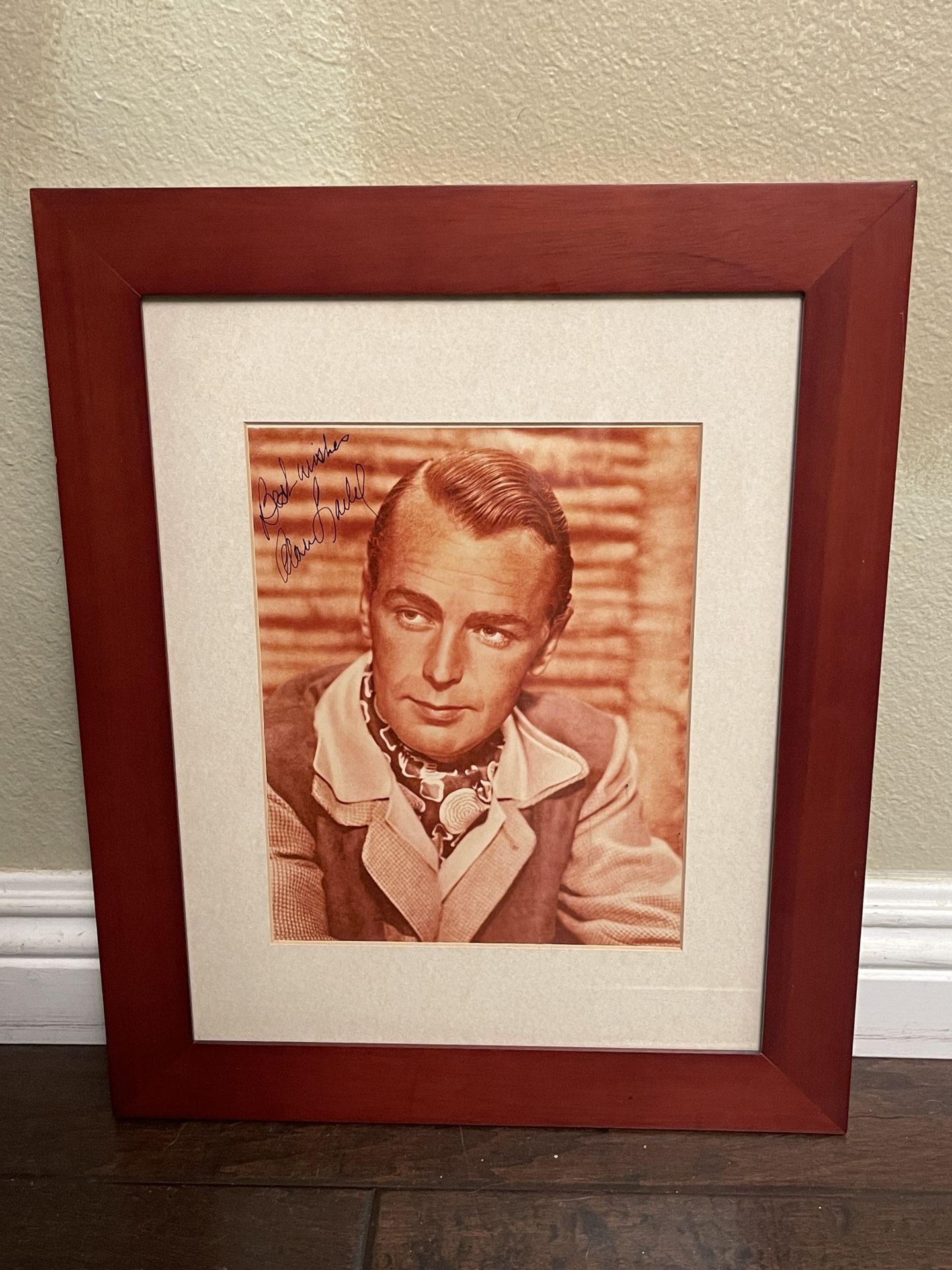 Alan Ladd Autographed Photo