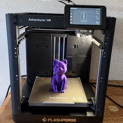 Flashforge Adventurer 5M 3D Printer, 600mm/s High Speed, Beginner-friendly