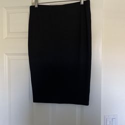 Kenneth Cole Black Pencil Skirt, New With Tags, Size M 