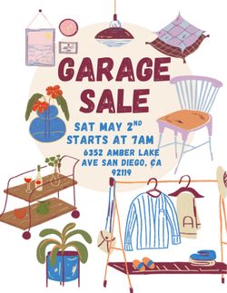 Garage sale