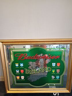 Ireland Budweiser mirror
