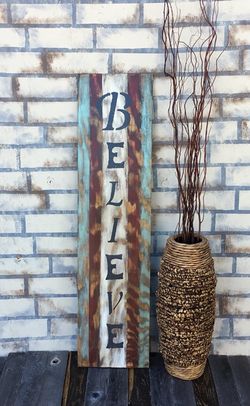 Handcrafted wood signs