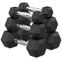Dumbbell Sets. 10-15-20-30 Pounds. 