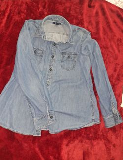 Old Navy Denim Button Up