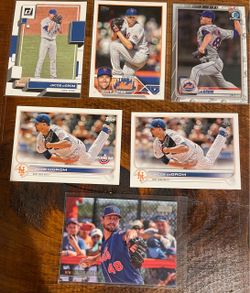 Lot of 6 Jacob DeGrom Mets cards