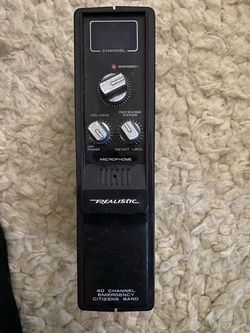 Vintage Realistic 40 Channel Emergency CB Radio – RadioShack Roadside Unit