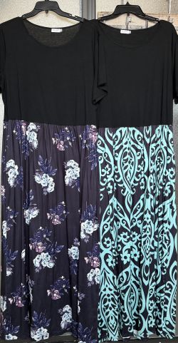 2 Maxi Dresses Size 3X