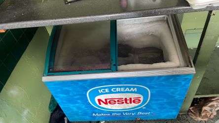 Ice cream Nestlé freezer could be used as a deep freezer for your house to store frozen items