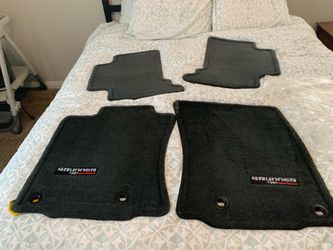 Toyota 4Runner TRD offroad floor mats.