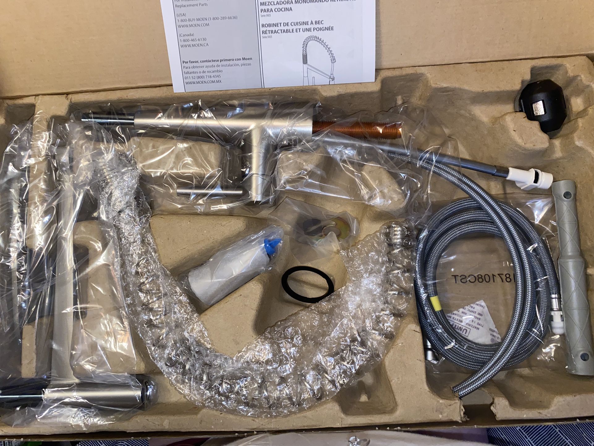 🔧 Moen Sleek Kitchen Faucet – 5925SRS (Brand New) 💧 Spot Resist Stainless | Pull-Down | Power Boost | Retail $450+