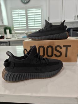 Adidas Yeezy Boost 350 V2 Cinder Non-Reflective Low Top Black M Size 9