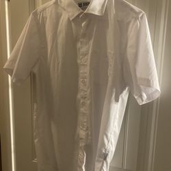 Dixxon Men’s White Bamboo Shirt Size Medium