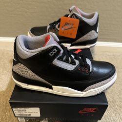Brand New Jordan 3 Retro OG Black Cement Men’s Size 9.5