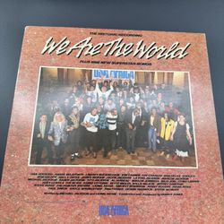 We Are the World Produced By Quincy Jones Original Vinyl LP With Various Artists