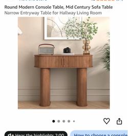 Modern sofa table