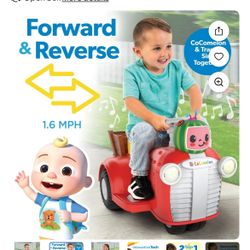 New Cocomelon Ride On Tractor