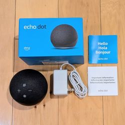 Echo Dot (Alexa) 4th Gen Charcoal - Open Box