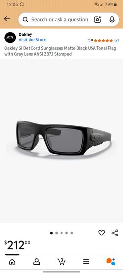 Oakley sunglasses, SI Det Cord, Matte Black, no scratches
