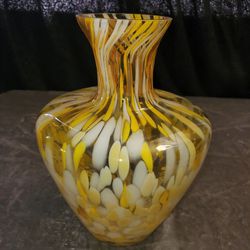 Hand Blown Glass Vase 