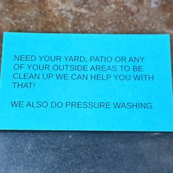 We clean everything!!