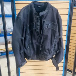 Viking Cycle Jacket Mens Large - Ironborn Motorcycle Moto Black Size L