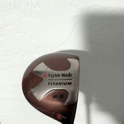 Taylormade Titanium 9.5 S-90 Plus Bubble Shaft Golf Driver Right Handed