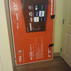 65" TCL ROKU TV 4K