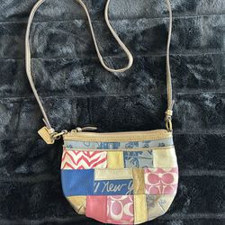 Coach patchwork purse 