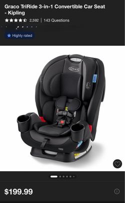 Graco TriRide 3-in-1 Convertible Car Seat (FIRM PRICE)
