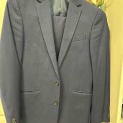 Kenneth Cole Men Dark Blue Suit