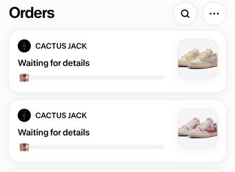 Shy pink Jordan 1 low Travis ps size 2y