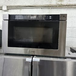microwave draw 24 inches  stainless 