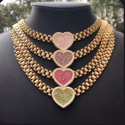 Gold Rolex Chain & Pendant 