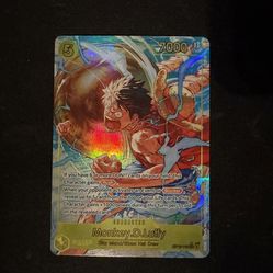 Monkey D Luffy Alt Art One Piece Card
