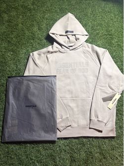 Fear of God Tan Essentials Hoodie With Bag and Tags