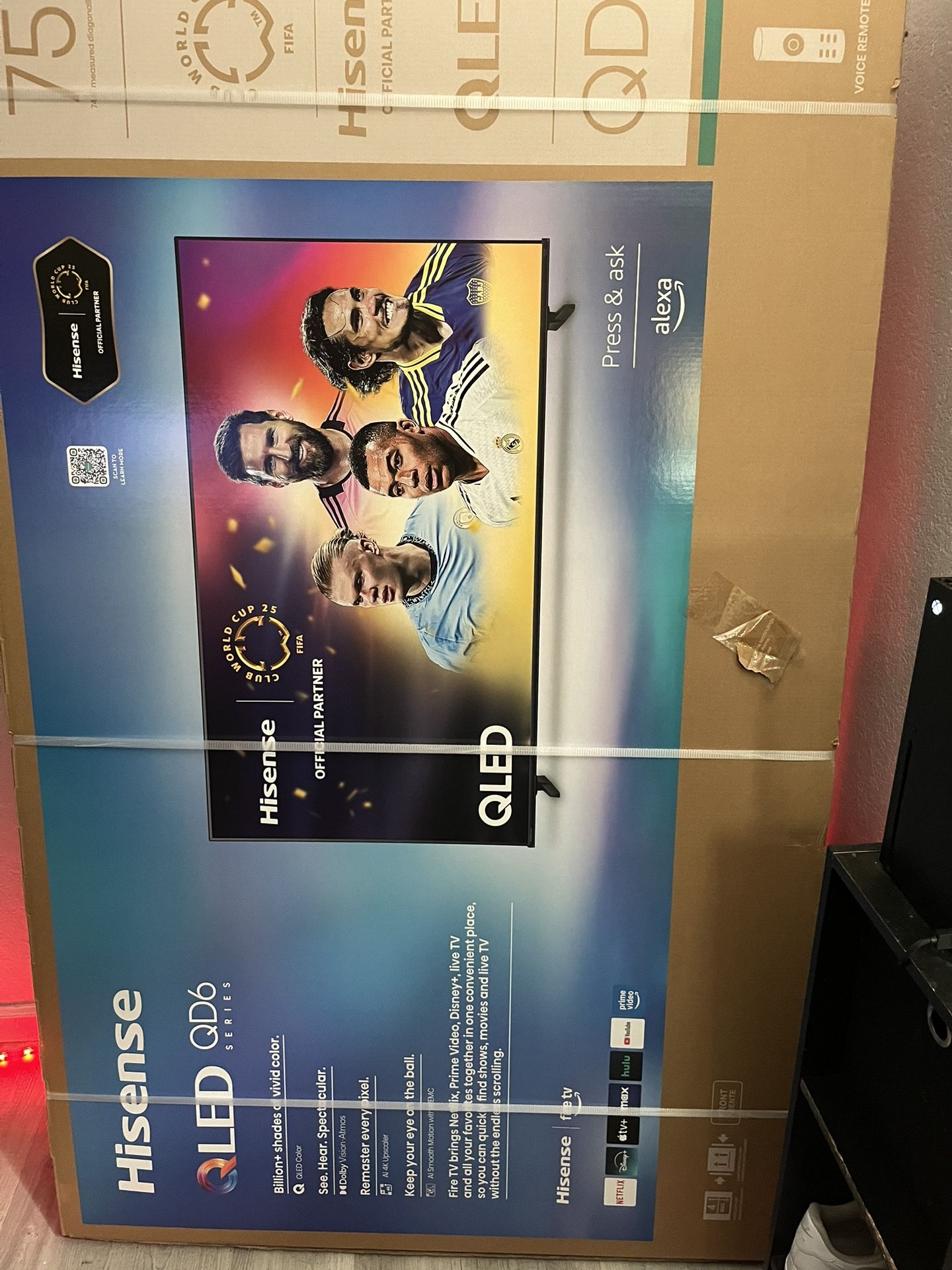 Hisense 75 inch smart tv
