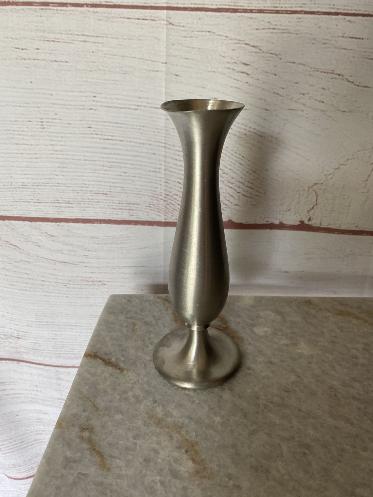 Pewter Bud Vase