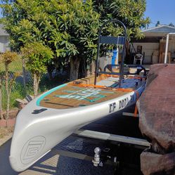 Bote Rover Skiff fishing kayak (use outboard motor)