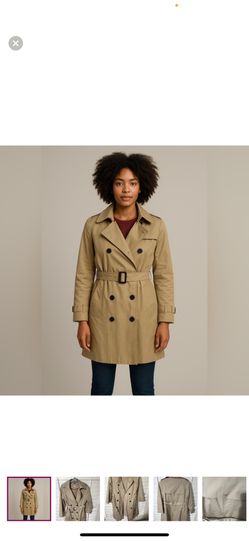 Hunter Women’s Trench Coat w Removable Liner Size M