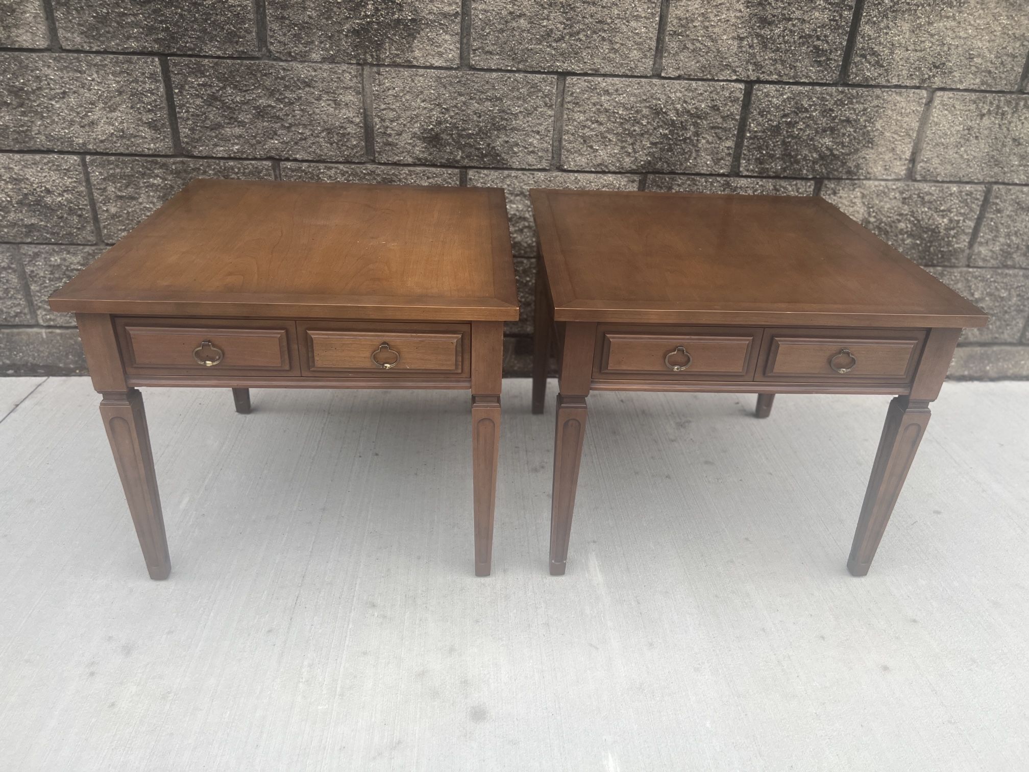 matching mid century end tables
